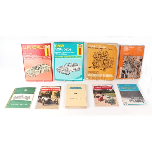 25 - A group of assorted Motoring volumes to include Richards (Robin) Speed and a Microphone; Whyte (Andr... 