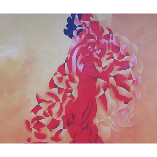 256 - David Boardman (20th century British) - Fire Dance II - from the Flamenco series, limited edition 6/... 