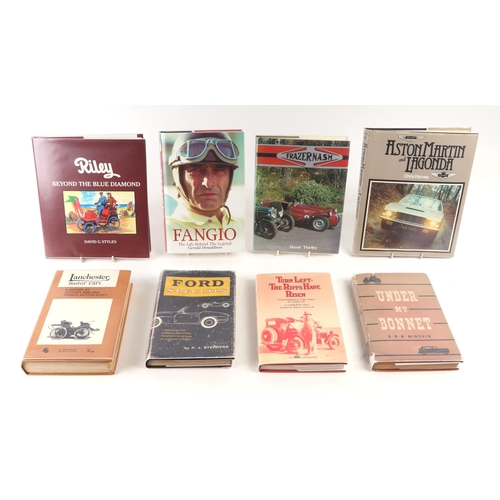 27 - A group of motoring volumes to include Hilton (Christopher) Ken Tyrell Portrait Of A Motor Racing Gi... 