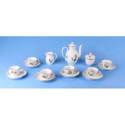 285 - A quantity of modern Meissen porcelain to include a six-piece tea set, vases and dishes.