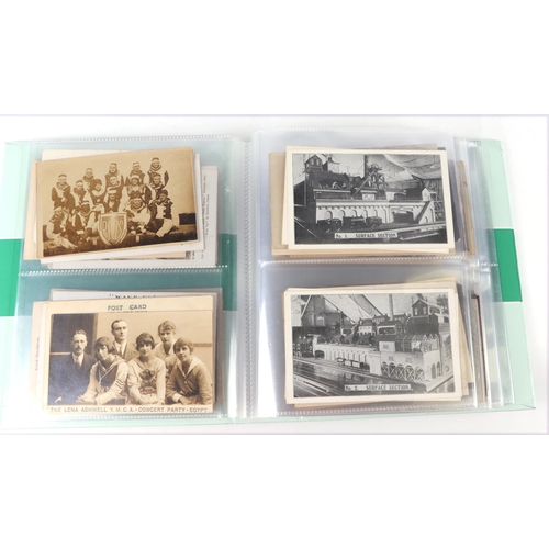 40 - An album of postcards to include comical, WWI & WWII interest; together with a quantity of loose pos... 