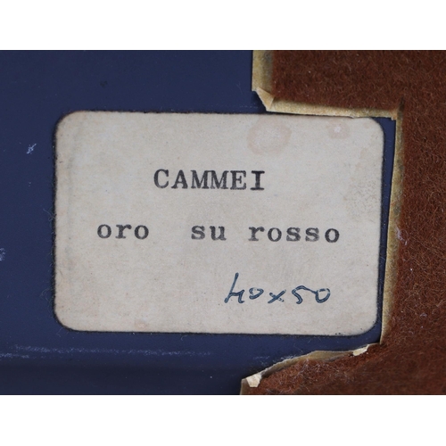 460 - An Italian Piero Fornasetti Milano (Cammei) rectangular tray, circa 1960's / 1970's, 51 by 41cms.