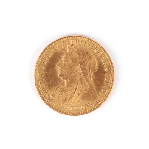 550 - A Queen Victoria 1897 half gold sovereign.