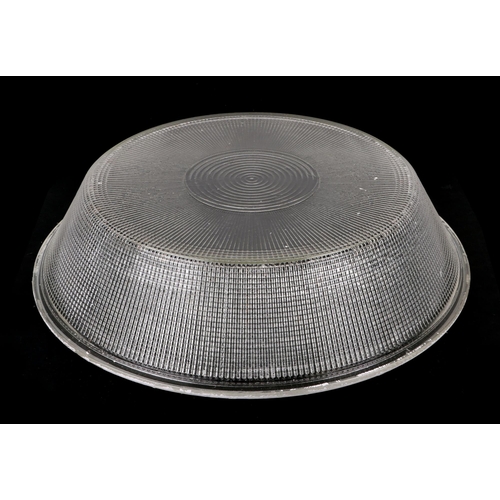 755 - Three Holophane Endural No. 2428 glass ceiling shades, 51cms diameter (3).