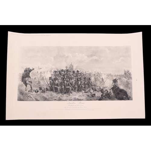 54 - A quantity of early 20th century etchings depicting famous military events to include the Napoleonic... 