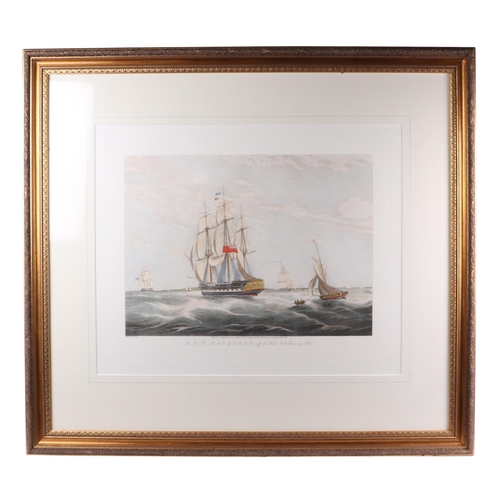 104 - After C Rosenberg - H.C.S. MacQueen - Off the Start, 26th January 1832 - framed & glazed, 61 by 51cm... 