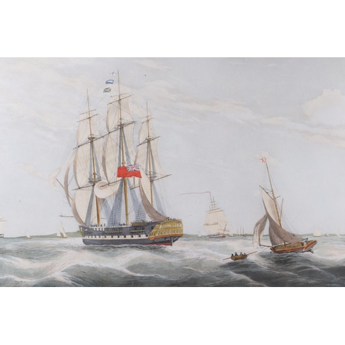 104 - After C Rosenberg - H.C.S. MacQueen - Off the Start, 26th January 1832 - framed & glazed, 61 by 51cm... 