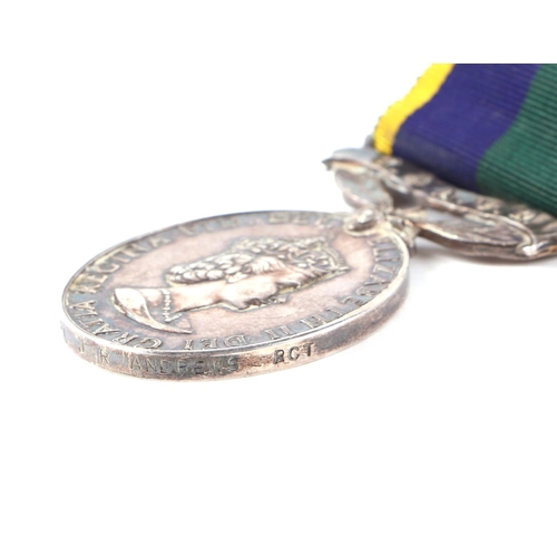 15 - An Elizabeth II Africa General Service medal with Kenya clasp, named to '22762257 SIGM. J. R. ANDREW... 