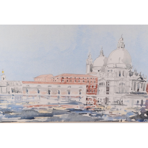 201 - Edward Bestow (20th century British) - Santa Maria della Salute, Venice - signed and dated '53 lower... 