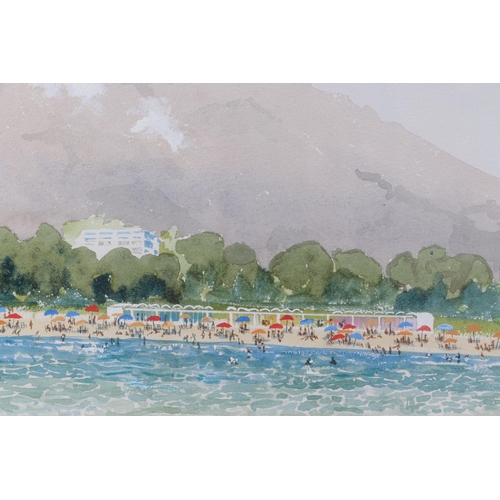 202 - Edward Bestow (20th century British) - Athens 1965 - signed and dated '68 lower right, watercolour, ... 