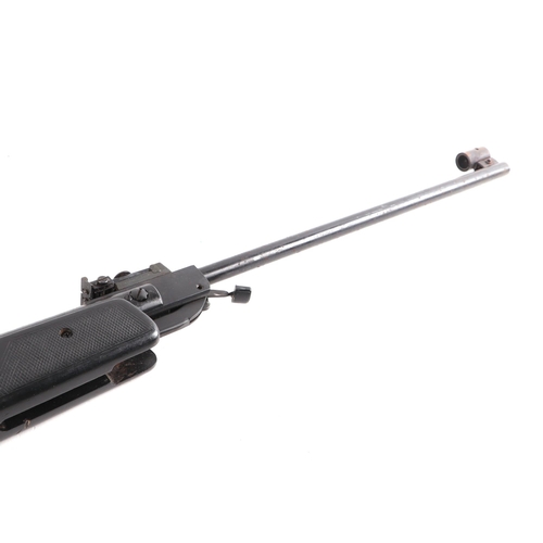 266 - A .177 air rifle with ebonised stock.