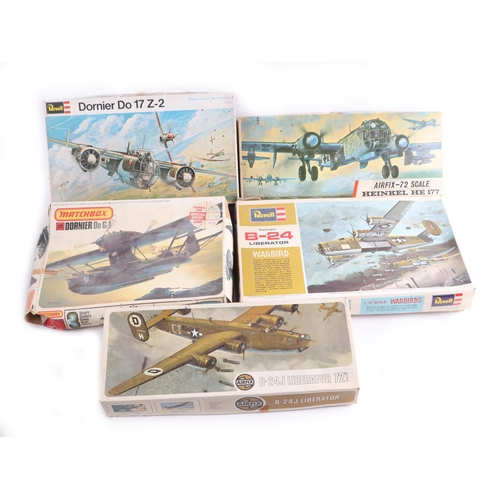 286 - A group of Airfix and similar model aeroplane kits