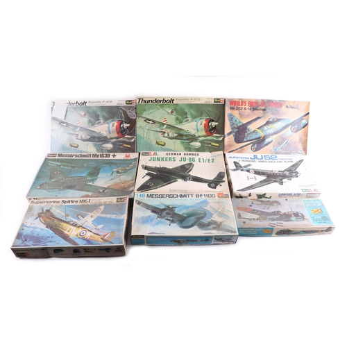 287 - A group of Airfix and similar model aeroplane kits