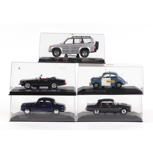 291 - A small quantity of Vanguard 1:43 scale diecast vehicles including Rover P6 35pp V8, Hillman Minx Ro... 