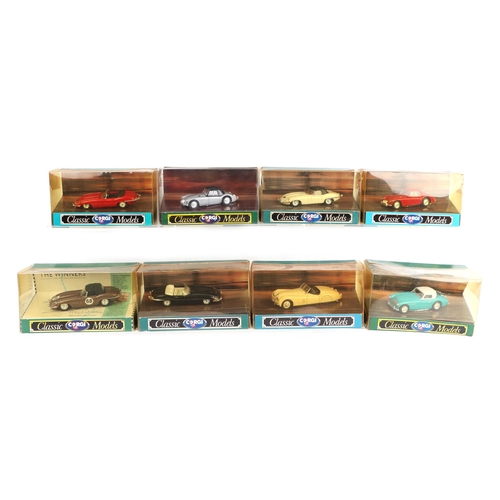 296 - A small quantity of Corgi Classic Models diecast sports cars to include Jaguar E Type Roadster, Aust... 