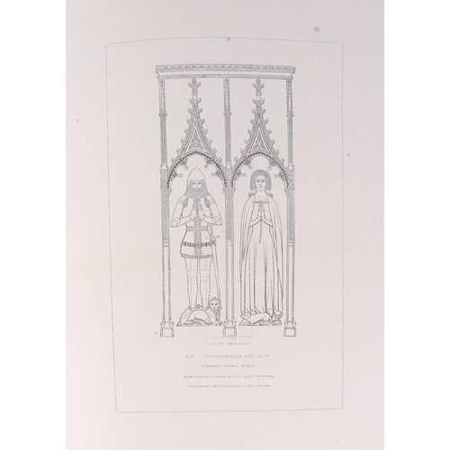 3 - Boutell (Rev. Charles) - The Monumental Brasses of England - first edition, illustrated by Mr R B Ut... 