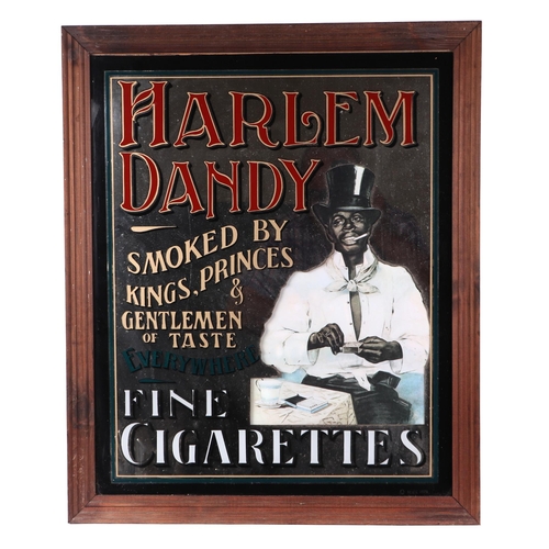 339 - Two advertising mirrors - Doctor J Collis's Cannabis Cigarettes - 54 by 42cms; together with another... 