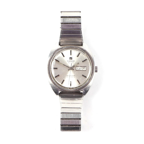 393 - A vintage gentleman's Tissot Seastar Automatic wristwatch with day / date aperture, boxed.