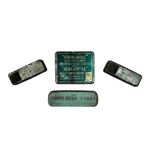 113 - A small quantity of John Ball vintage puncture repair tins including Junior, Patches and others simi... 