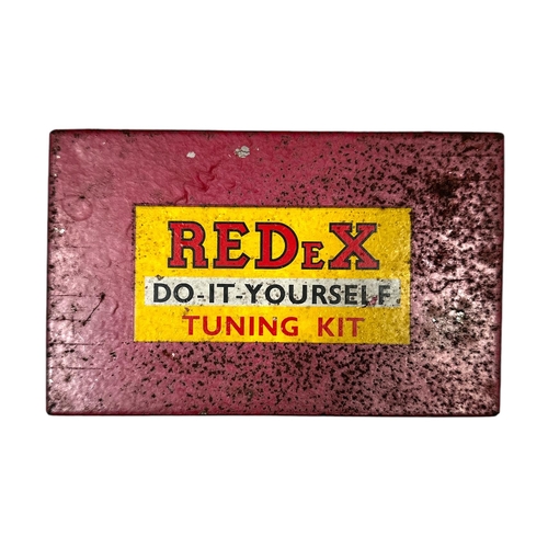 117 - A vintage REDeX Do-It-Yourself tuning kit, boxed, 17cms wide; together with an upper cylinder head l... 