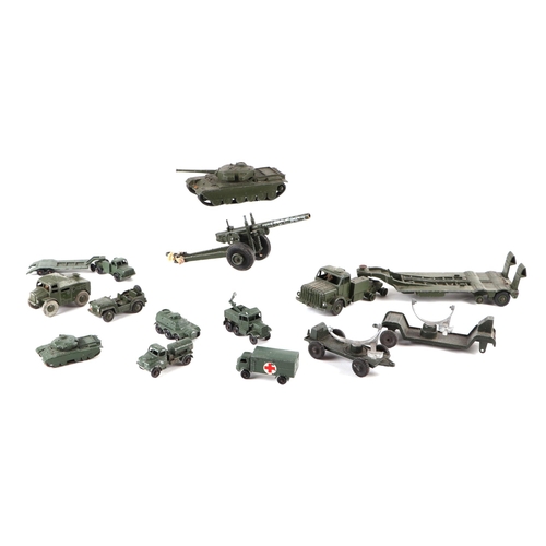 13 - A small quantity of Dinky and Matchbox military vehicles to include Dinky Supertoys Centurion Tank 6... 