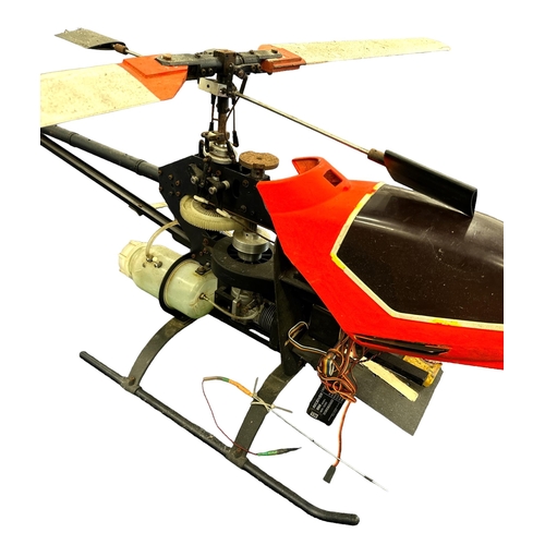 3 - A Schluter petrol engine helicopter and associated accessories.