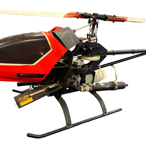 3 - A Schluter petrol engine helicopter and associated accessories.