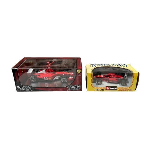 35 - A Hotwheels 1:18 scale Ferrari Michael Schumacher World Champion Limited Edition diecast model comme... 