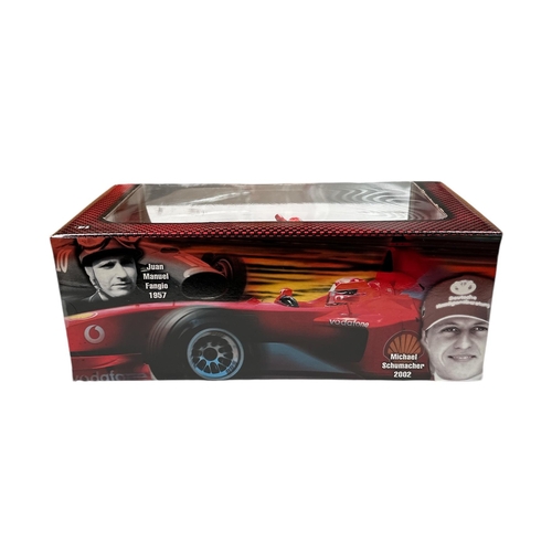 35 - A Hotwheels 1:18 scale Ferrari Michael Schumacher World Champion Limited Edition diecast model comme... 