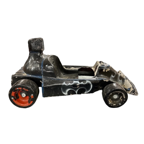 5 - A fairground ride, Batmobile, constructed from glass fibre, approx 120cms long.