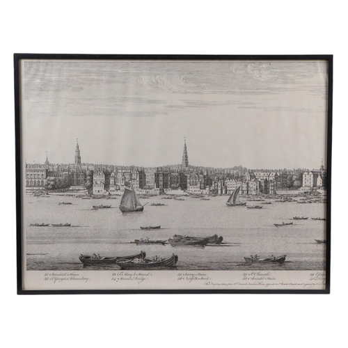 168 - A set of ten black & white prints taken from the 18th century Perspective Views of cities and Chief ... 