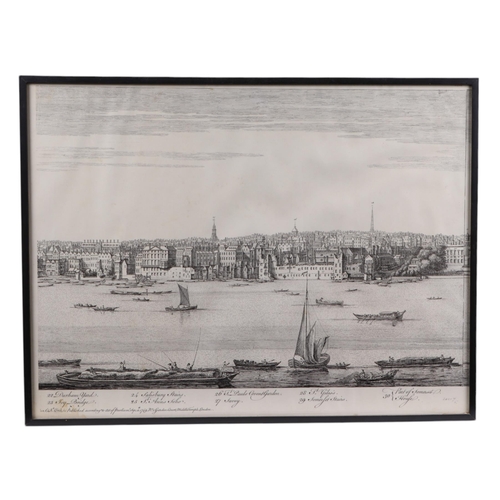 168 - A set of ten black & white prints taken from the 18th century Perspective Views of cities and Chief ... 