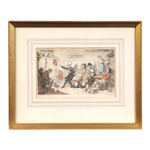 173 - After Thomas Rowlandson (1756-1827) - Dr Syntax Reading His Tour, Dr Syntax Robb'd Of His Property a... 