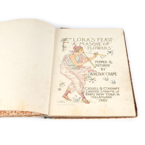 19 - Crane (Walter) - Flora's Feast, A Masque of Flowers - first edition, published by Cassell & Company ... 