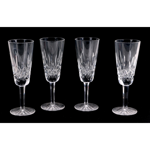 249 - A large quantity of Waterford Lismore crystal to include champagne flutes, hock glasses, wine glasse... 