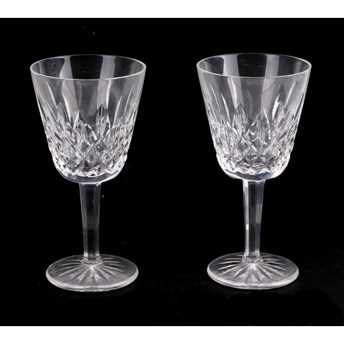 249 - A large quantity of Waterford Lismore crystal to include champagne flutes, hock glasses, wine glasse... 