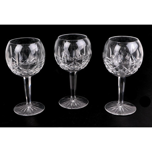 249 - A large quantity of Waterford Lismore crystal to include champagne flutes, hock glasses, wine glasse... 