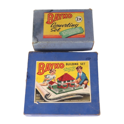 30 - A Bayko Building Set; together with a Bayko Converting Set (2).