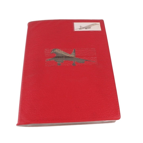 13 - Concorde interest:  A large unique collection of Concorde ephemera containing many signed Brian Trub... 