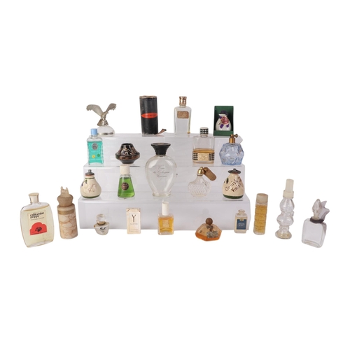 28 - A large quantity of vintage glass scent bottles, some with original contents.