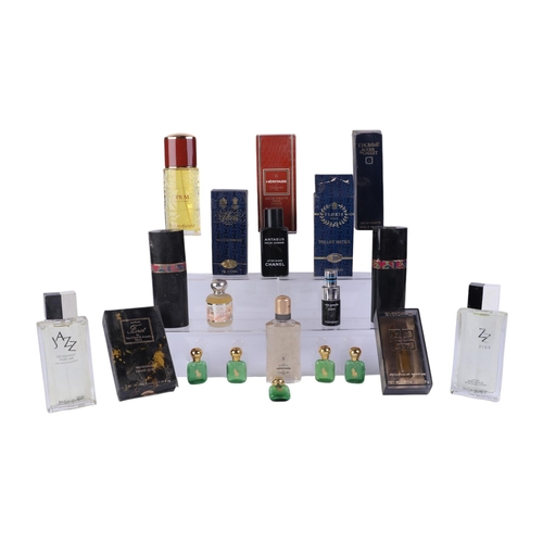 31 - A large quantity of gentleman's aftershave bottles to include Paco Roban, Givenchy and Christian Dio... 