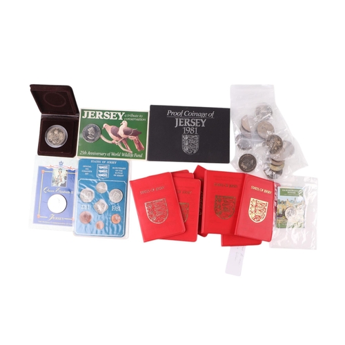 366 - Channel Islands Proof and uncirculated coin sets and coins.