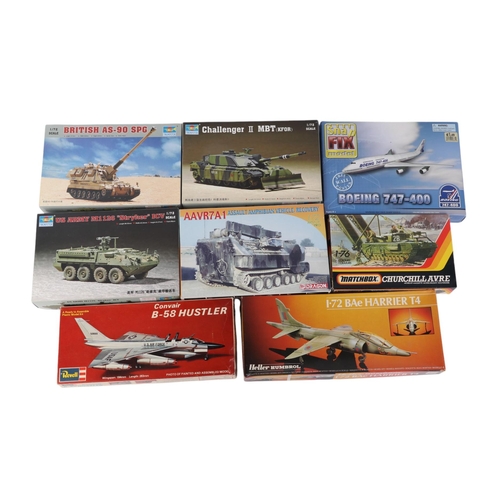 69 - A large quantity of model kits to include Airfix, Matchbox and Academy, mostly boxed.