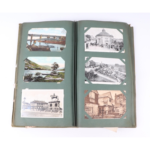 724 - An early 20th century postcard album containing mostly topographical interest.