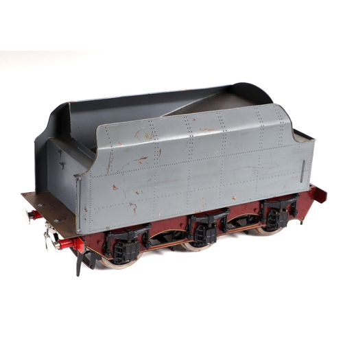 784 - A scratch built LMS Pacific 'Princess Royal' 6200 locomotive chassis, overall 90cms long; together w... 