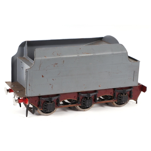 784 - A scratch built LMS Pacific 'Princess Royal' 6200 locomotive chassis, overall 90cms long; together w... 