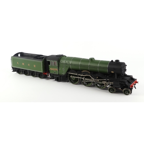 791 - A DJH Engineering 4-6-2 Flying Scotsman  4472 locomotive and tender. 50cm long