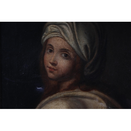 860 - In the manner of Guido Reni (1575-1642) - Portrait of Beatrice Cenci - 18th century school, oil on c... 