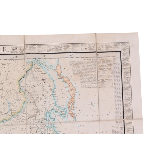 101 - Philips (John) Geographical Sketch of the Eastern World Exhibiting the Relative Position of the Brit... 