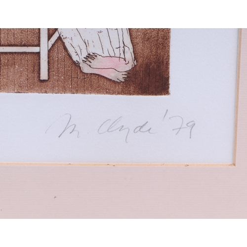 233 - After M Clyde - The Startgazer - limited edition print, 6/6, signed and dated in pencil '79 to the m... 